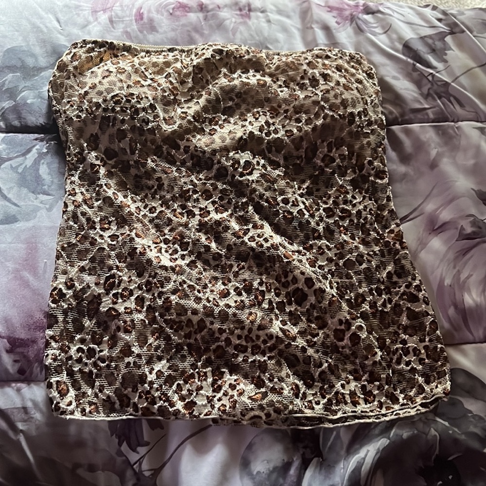 Cheetah Print Crop Top